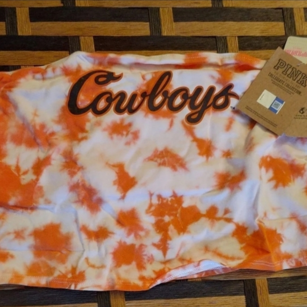 VS PINK Tie Dye Tube/ Crop Top Sz: L
